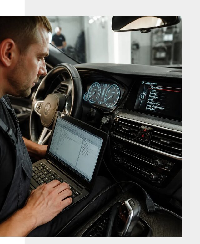 Русификация приборной панели BMW для авто в Рыбинске от компании